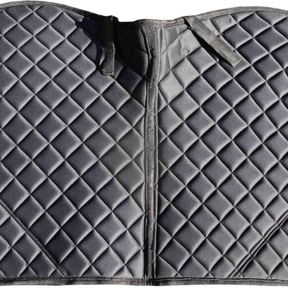 Navy Glitter Saddle Pad Set Matching Ear Bonnet | Equestrian Show Gear - Picture 5 of 7